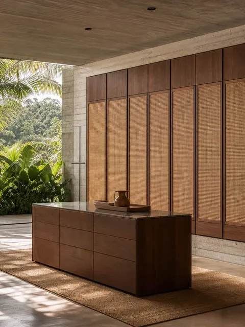 Suite de Armario Lumiere con Espina de Tirador en Bronce