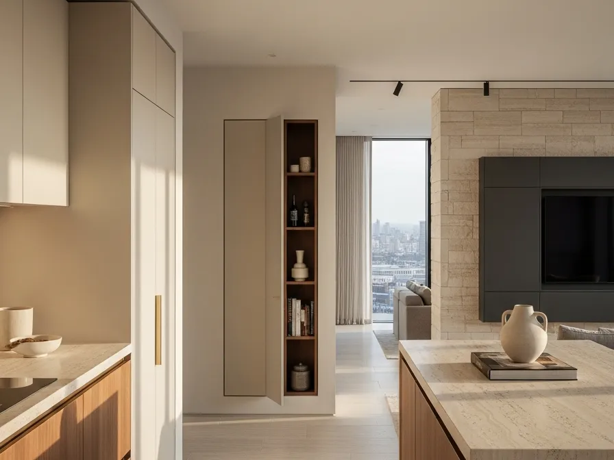 Armarios de Cocina de Acero Inoxidable para Villas, Áticos y Casas Frente al Mar: Guía de Especificación de Materiales — editorial de Fadior sobre mobiliario en acero inoxidable 304