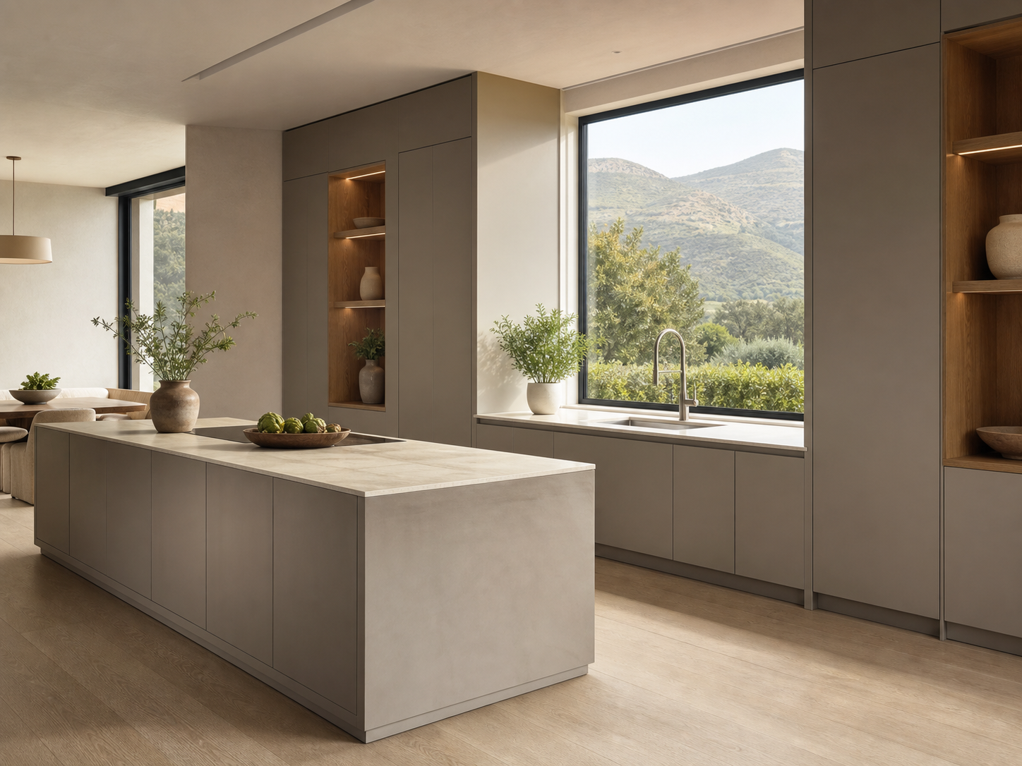 Fadior Terrena Kitchen Suite with Garden Sink Bridge — interior room context showing cabinet integration