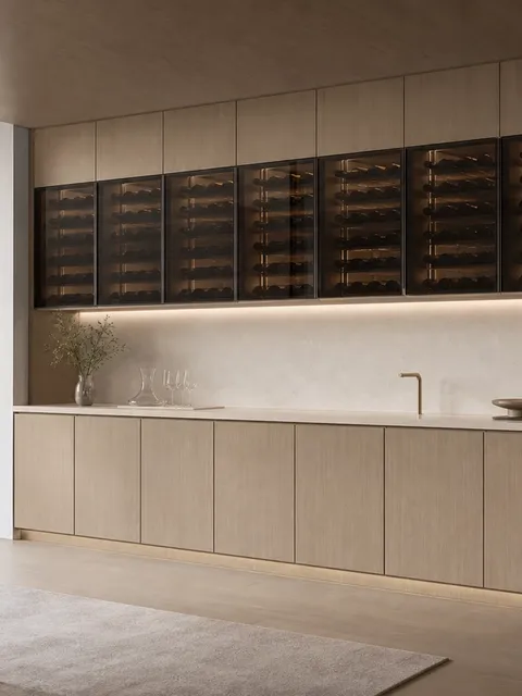 Muro de Servicio Arquitectónico para Bodega Cru