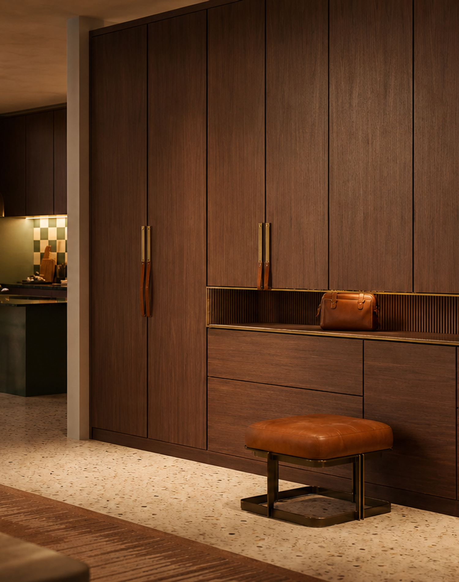 Fadior Radiance Wardrobe Suite with Fluted Packing Ledge — lifestyle setting with natural light and residential styling