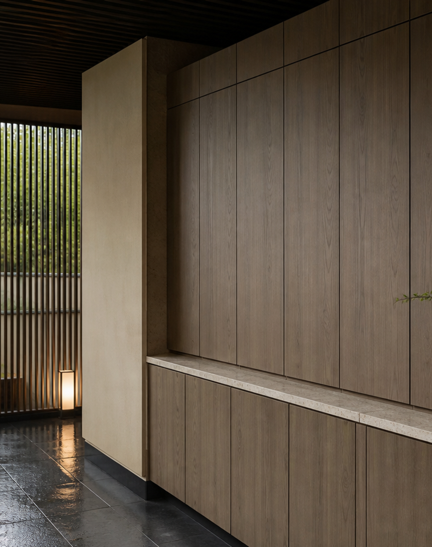 Fadior Aurora Balcony Suite with Stormproof Utility Alcove — lifestyle setting with natural light and residential styling