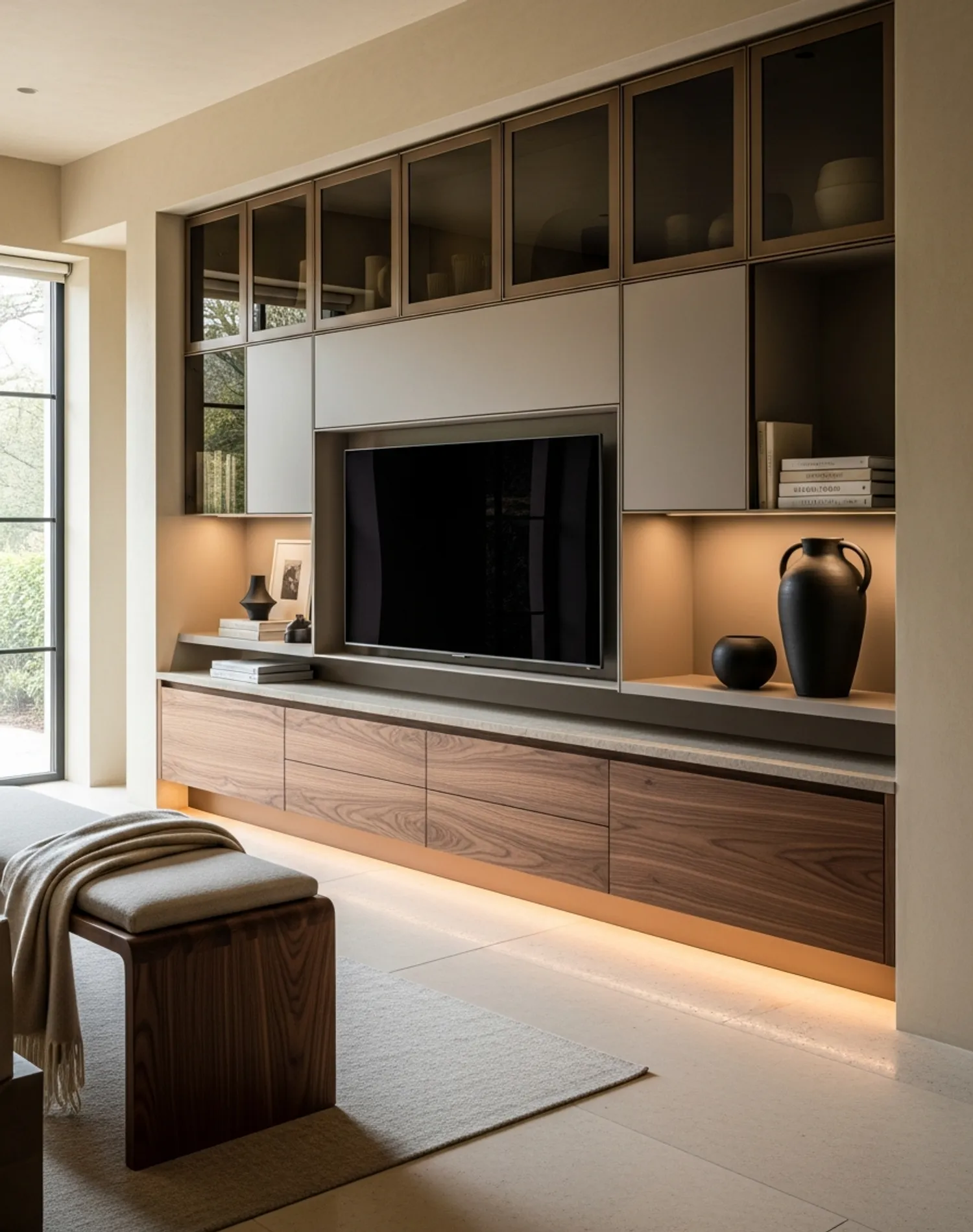 Mueble de TV Zenith perspectiva interior