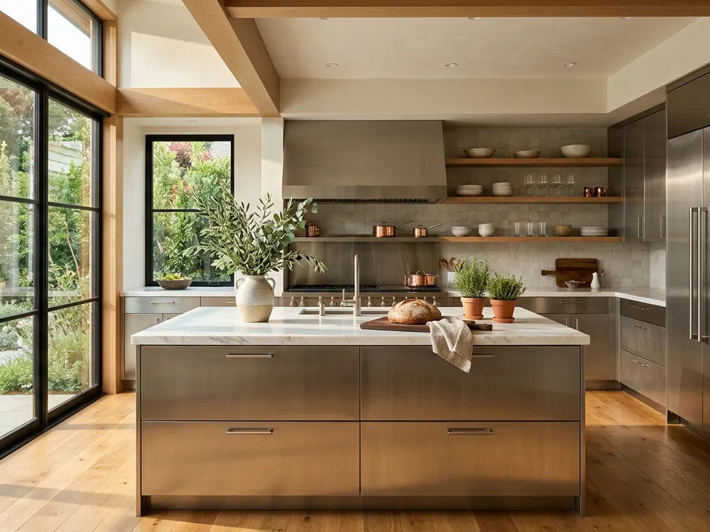 Acero inoxidable 304 para armarios de cocina residenciales
