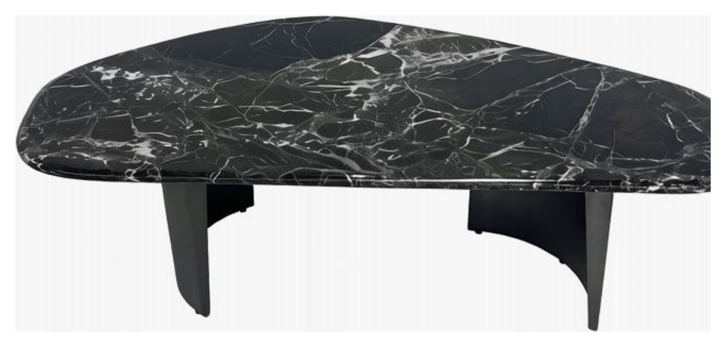 Mesa de centro con tapa de piedra vista del producto