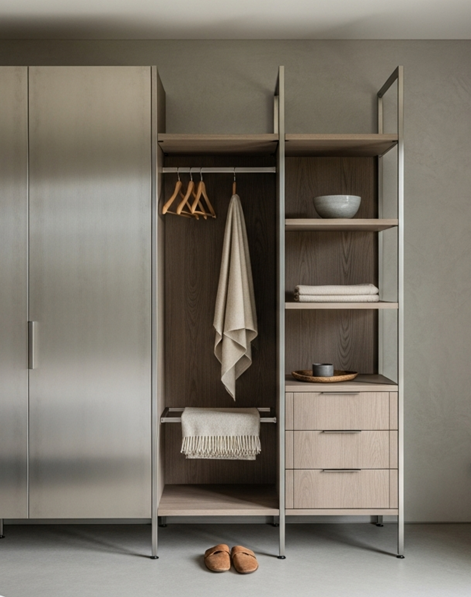 Fadior Brera Wardrobe Suite — lifestyle setting with natural light and residential styling