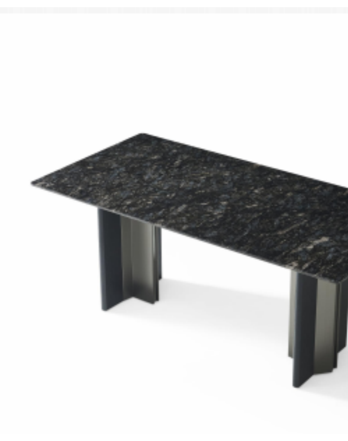 Stone-Top Marble Dining Table 160x80 product photo for FADIOR HOME shop