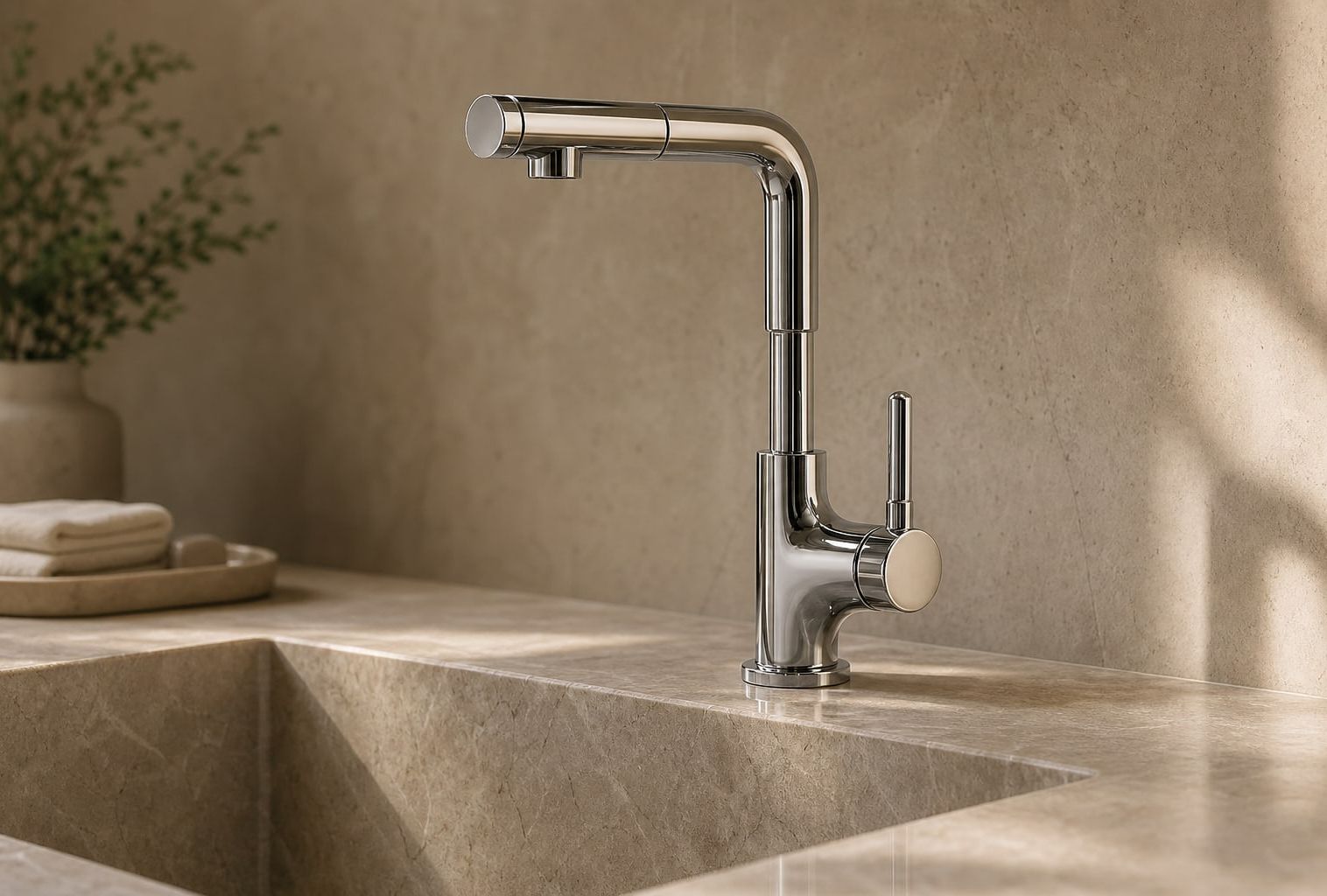 Basin styled in a FADIOR HOME interior setting