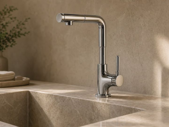 Basin styled in a FADIOR HOME interior setting