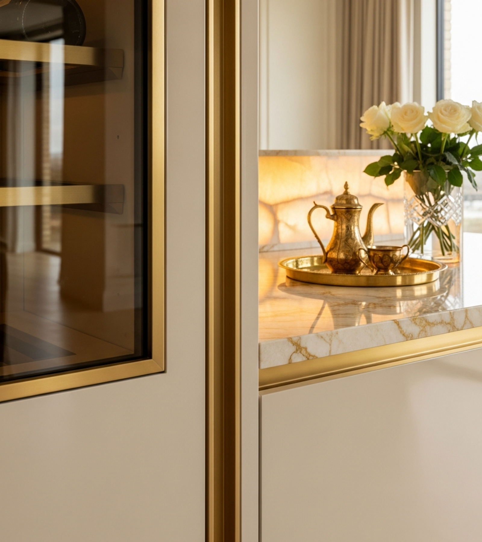 Cru Wine Cabinet Suite detail view