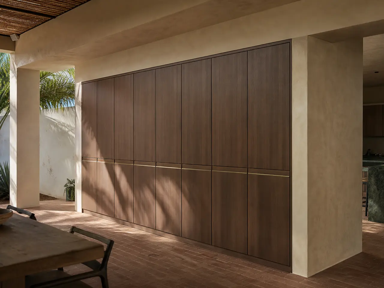 Fadior Onyx Champagne Ribbon Wardrobe Wall - custom 304 stainless steel wardrobe or walk-in closet with lighting, hanging, drawer storage, and residential finishes