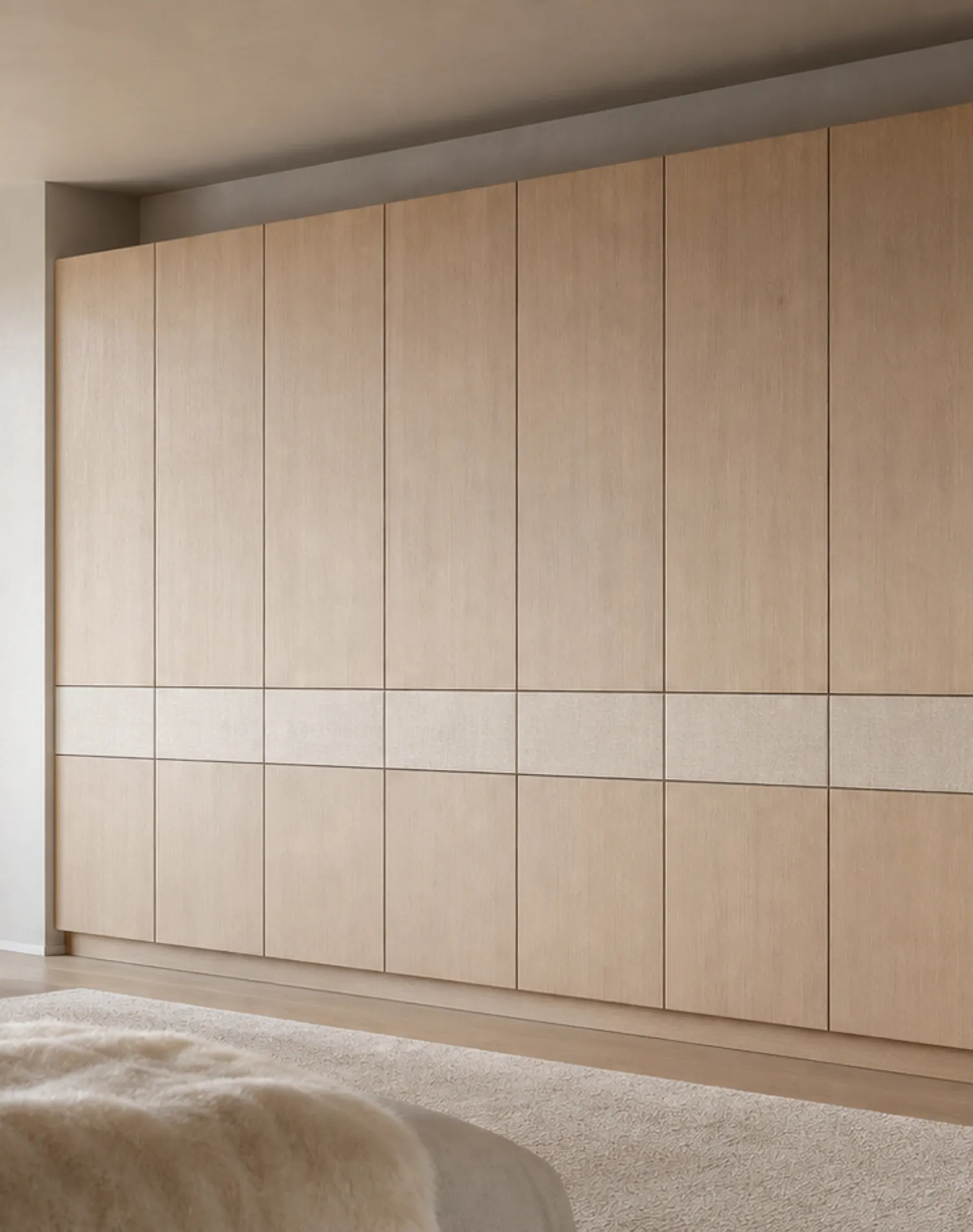 Fadior Radiance Wardrobe Suite with Linen Watch Arcade — lifestyle setting with natural light and residential styling