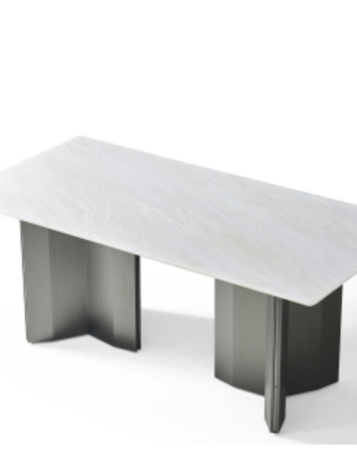 Stone-Top Marble Dining Table 160x80 product photo for FADIOR HOME shop