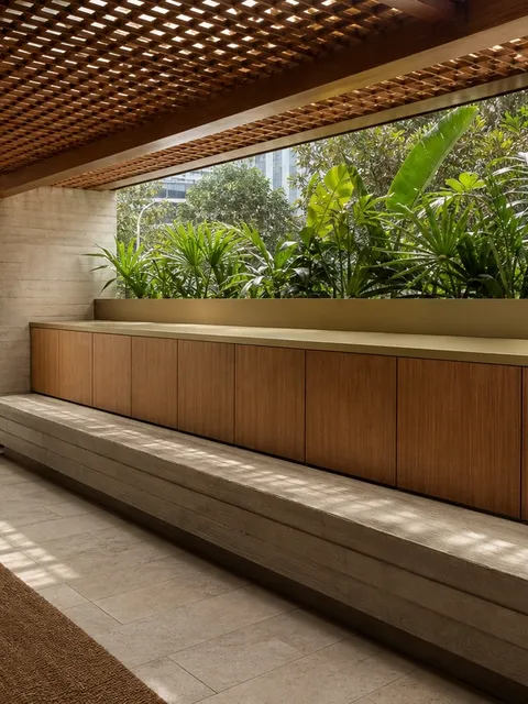 Suite de Balcón Cannes con Repisa de Privacidad Champagne