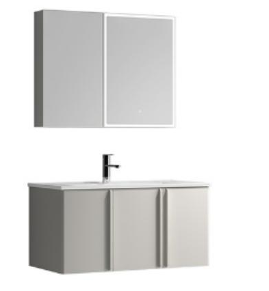 Mueble de baño con lavabo vista del producto