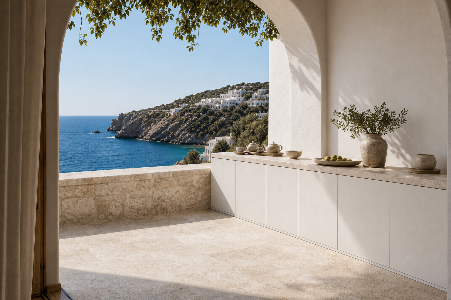Fadior Dusk Balcony Suite with Moonlit Tea Ledge — lifestyle setting with natural light and residential styling
