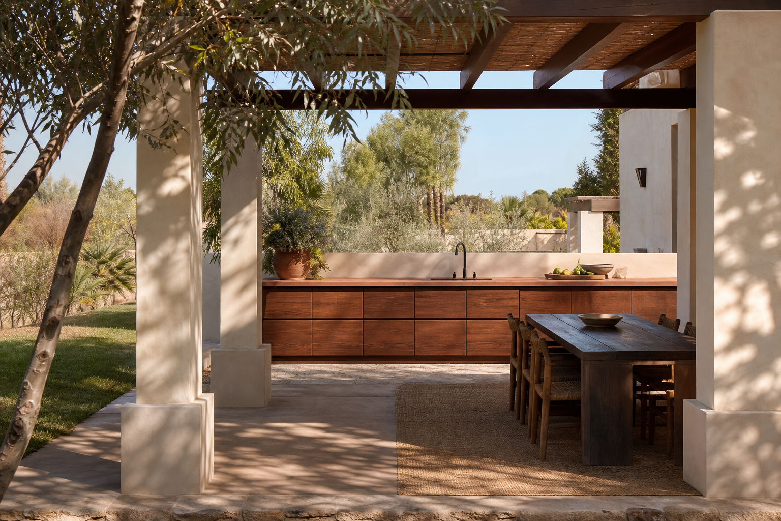 Fadior Horizon Al Fresco Entertaining Kitchen — interior room context showing cabinet integration