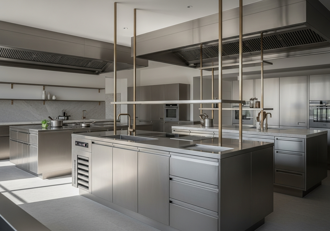Fadior Paris Michelin-Star Commercial Kitchen — kitchen workflow and efficiency layout