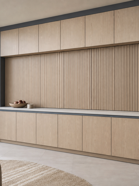 Fadior Aurora Balcony Suite with Tambour Breakfast Screen — 304 stainless steel balcony system, front view