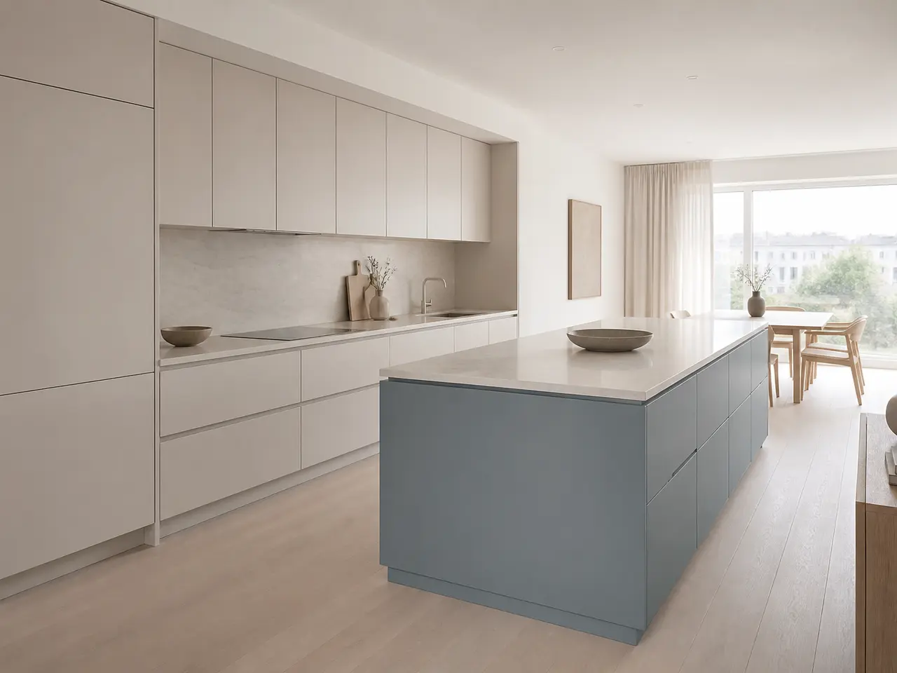 Fadior Meridian Kitchen Suite with Porcelain Threshold Galley - custom 304 stainless steel kitchen cabinetry with residential finishes, storage planning, and daily workflow