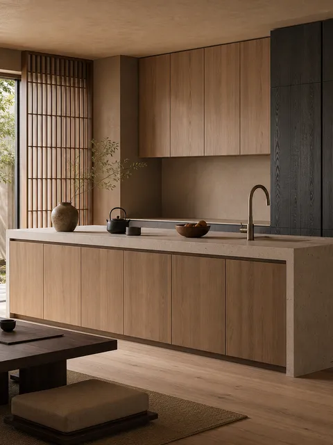 Silkstone Kitchen Suite with Tapered Faucet Peninsula