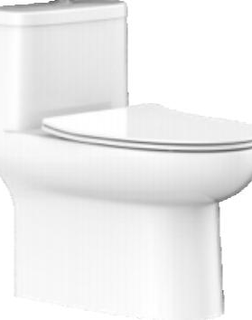 One-Piece Siphonic Toilet product photo for FADIOR HOME shop
