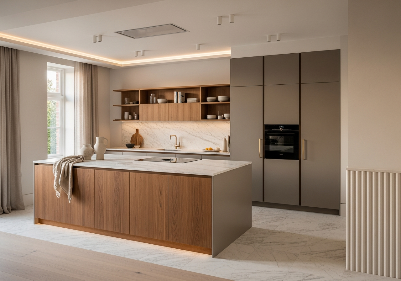 Tendencias de diseño de cocinas de lujo 2026: El cambio hacia materiales permanentes imagen 2