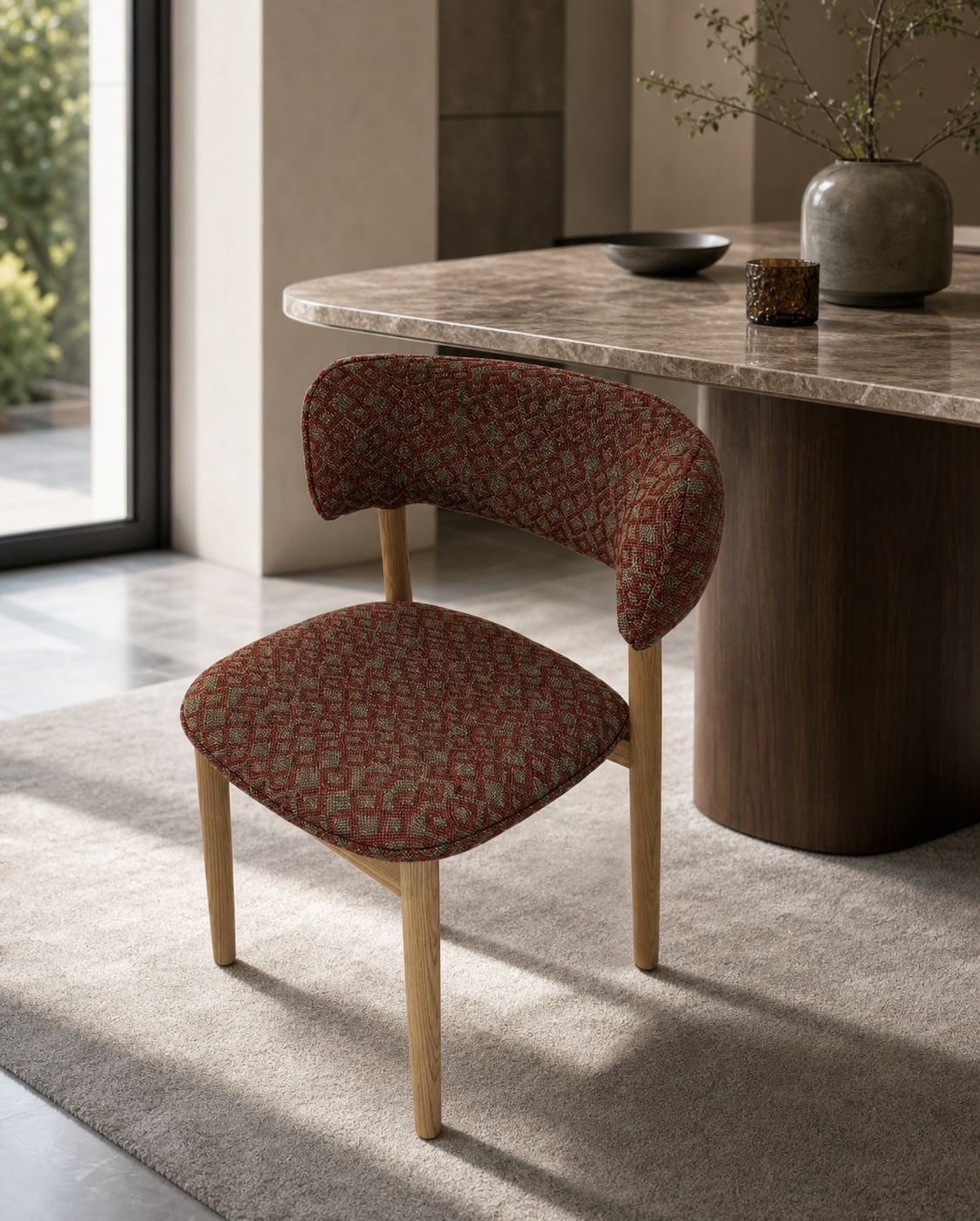 Dining Chair styled in a FADIOR HOME interior setting