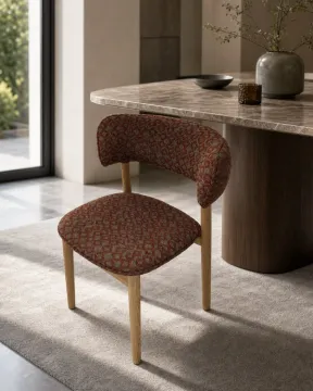 Ash Wood Leg Dining Chair