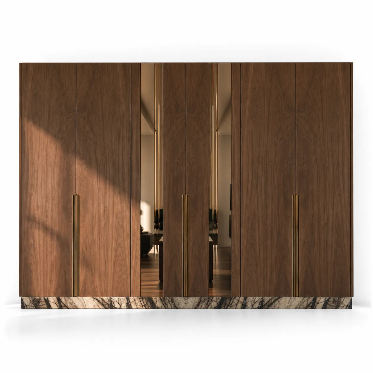 Suite de Armario Voyage con Pasillo de Vestidor Iluminado con Espejos vista principal