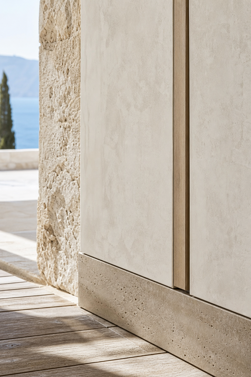 Fadior Onyx Wardrobe Suite with Brass Finish Valet Wall — close-up of stainless steel finish and hardware detail