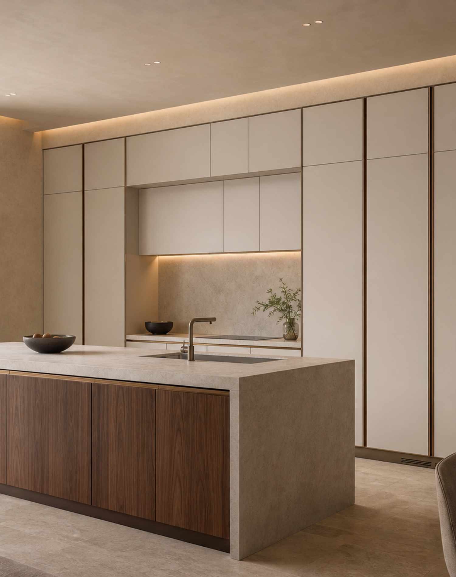 Fadior Atelier Kitchen Suite with Modular Culinary Wall — interior room context showing cabinet integration