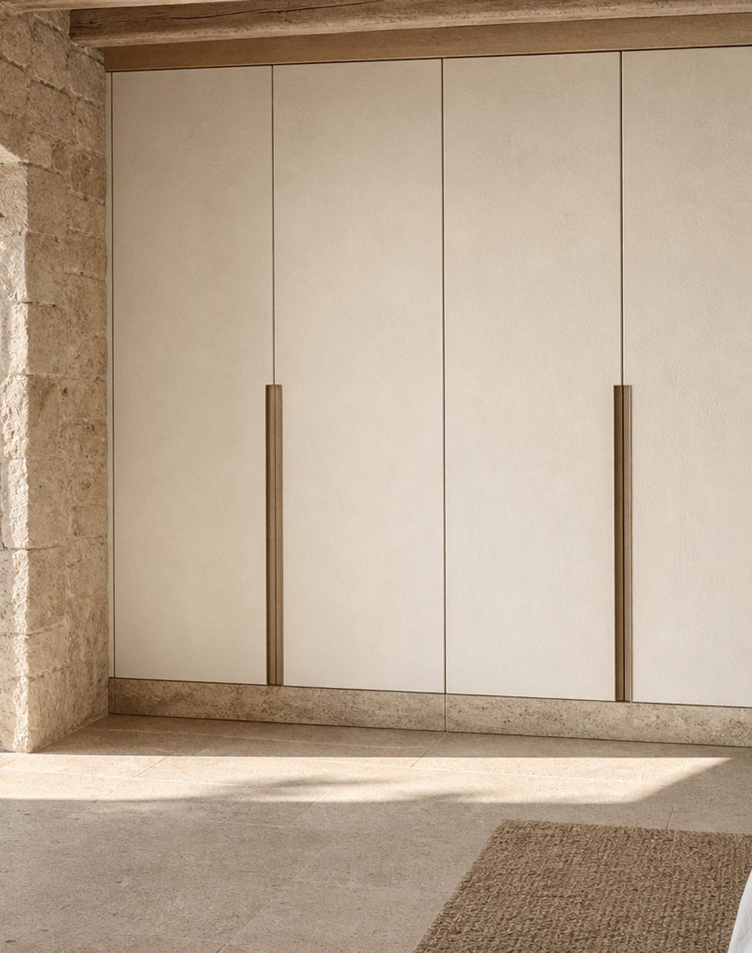 Fadior Resonance Wardrobe Suite with Concealed Service Spine — interior room context showing cabinet integration