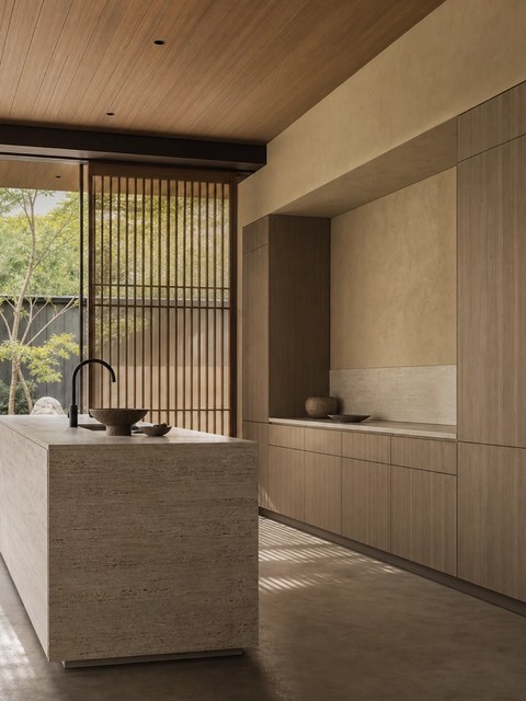 Fadior Silkstone Kitchen Suite with Concealed Induction Workwall — 304 stainless steel kitchen system, front view