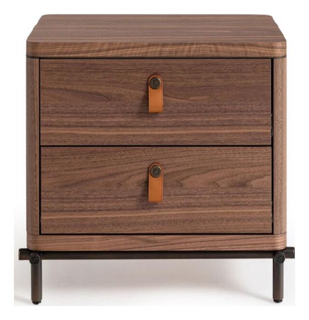 Walnut Nightstand product photo for FADIOR HOME shop
