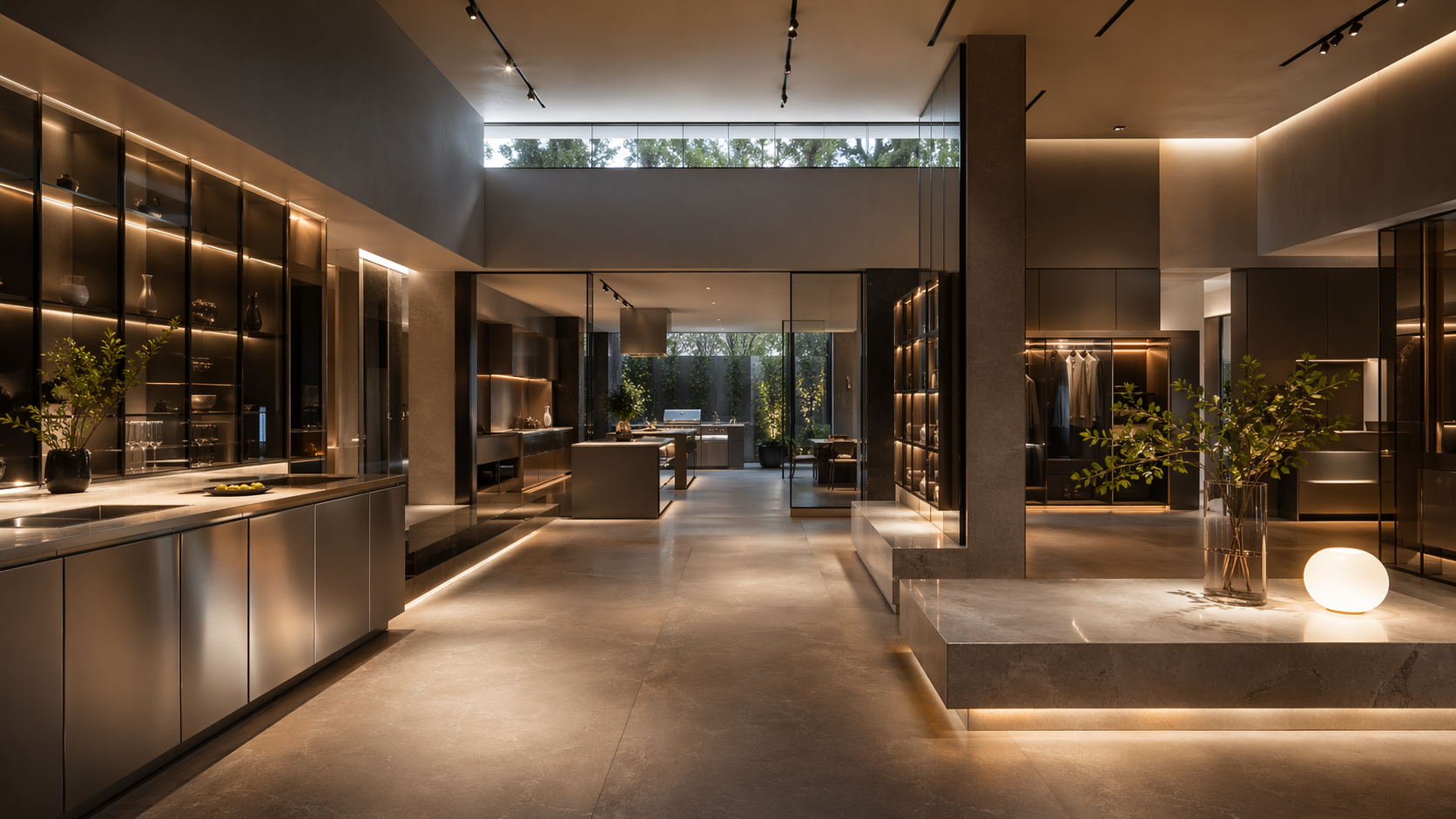 Fadior Foshan Headquarters Experience Center — contextual lifestyle interior view