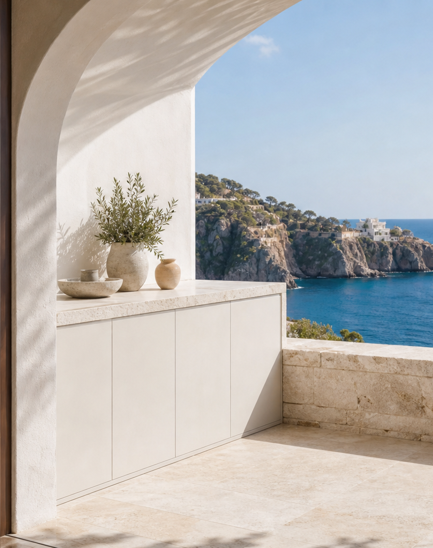 Fadior Dusk Balcony Suite with Moonlit Tea Ledge — interior room context showing cabinet integration