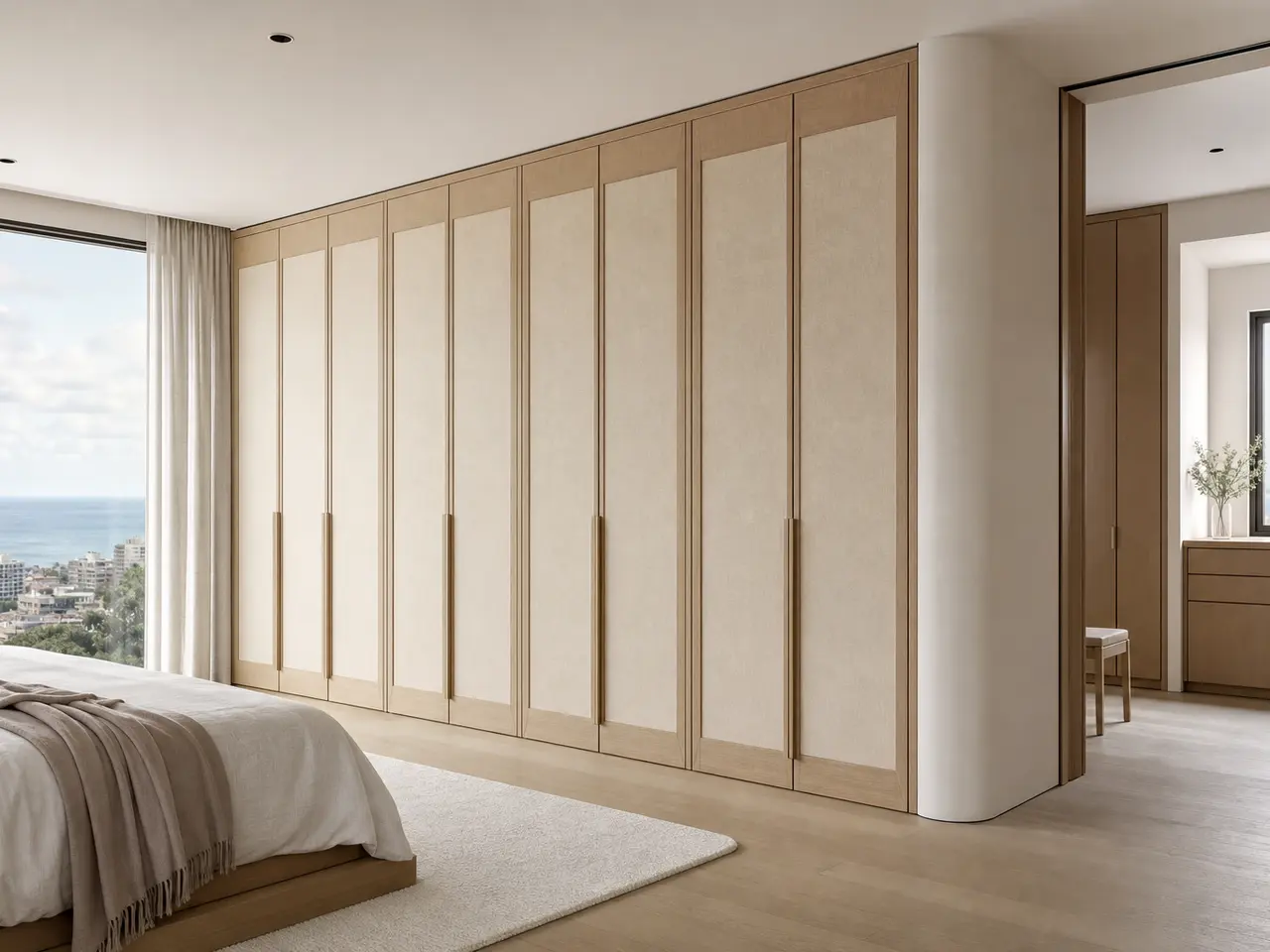 Fadior Lumiere Wardrobe Suite with Bespoke Dressing Gallery - custom 304 stainless steel wardrobe or walk-in closet with lighting, hanging, drawer storage, and residential finishes