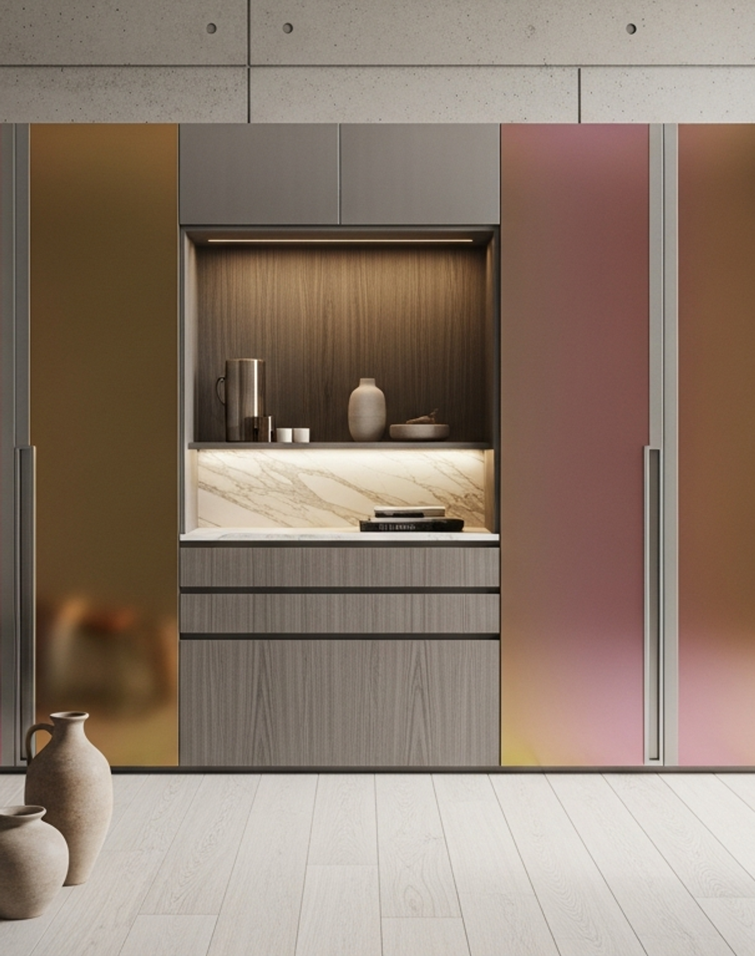 Fadior Brera Wardrobe Suite — lifestyle setting with natural light and residential styling