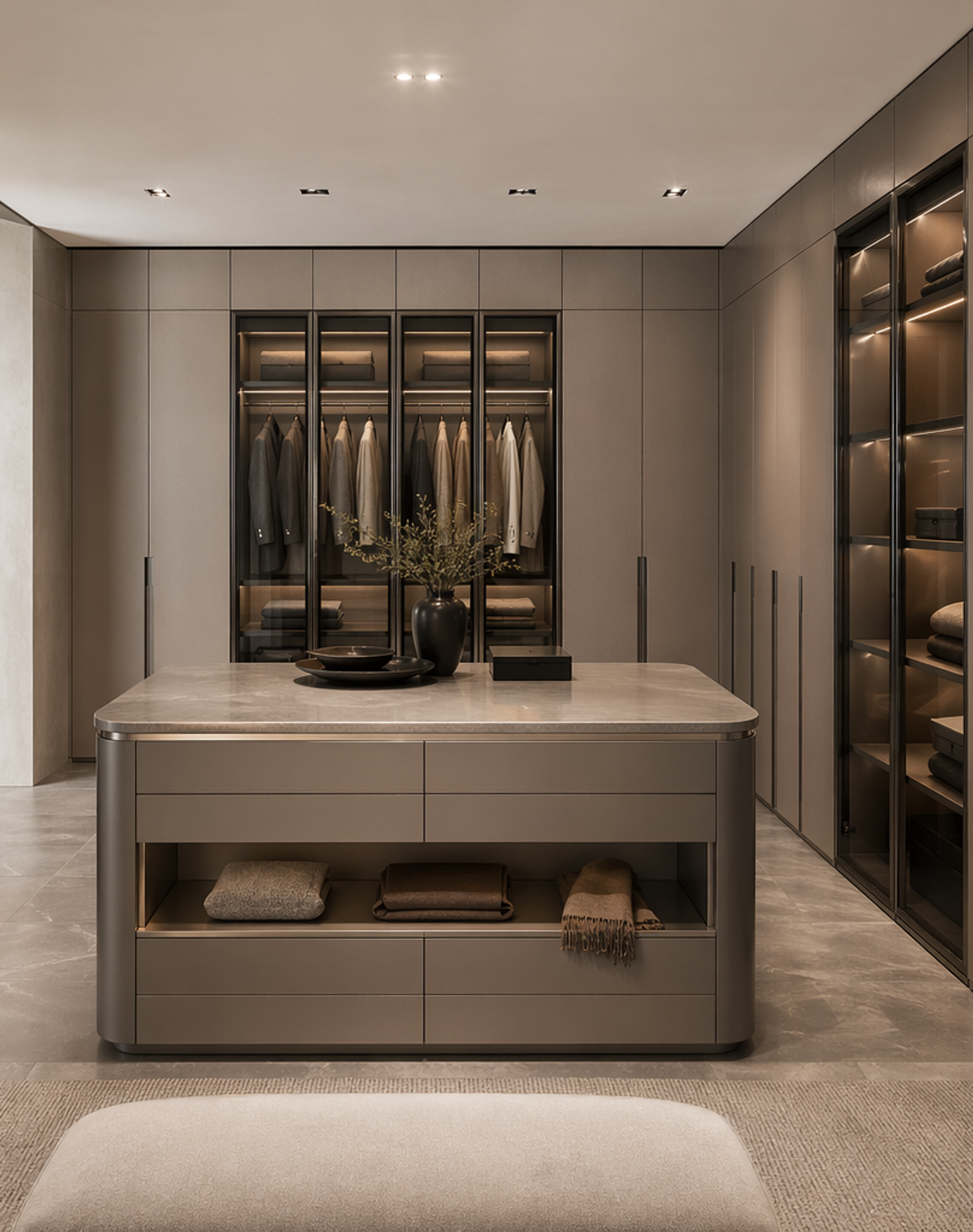 Fadior Brera Wardrobe Suite — interior room context showing cabinet integration