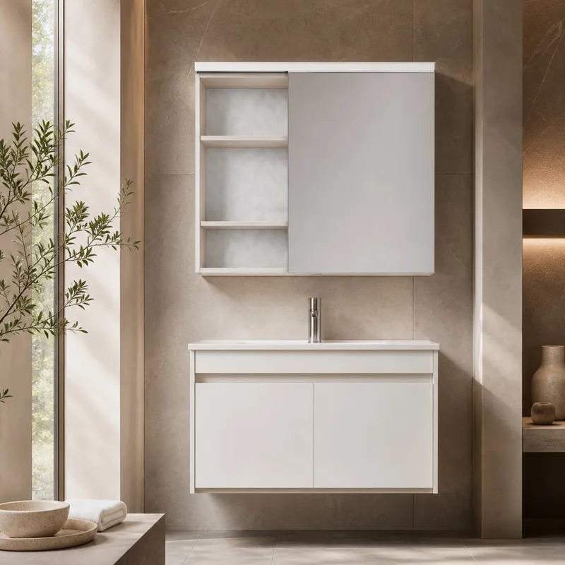 Top-Light Mirror-Cabinet Vanity 900×485×500 mm