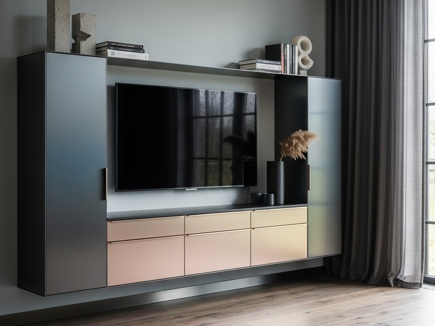 Fadior Essence Living Room Suite — 304 stainless steel living room system, front view