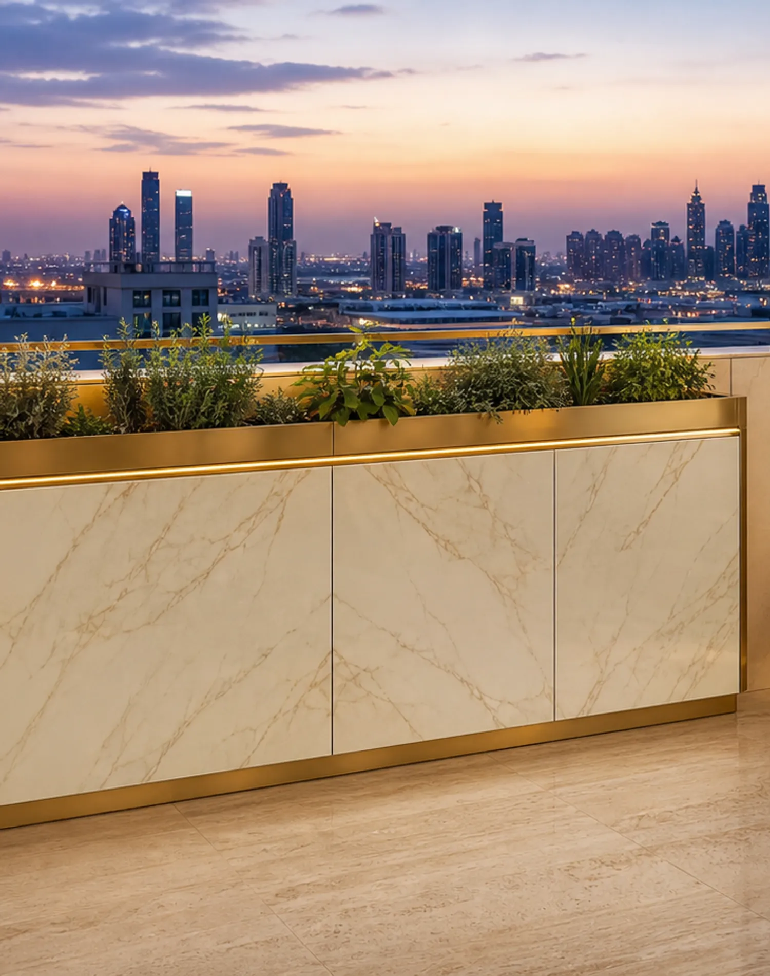 Soleil Balcony Suite con Barra de Servicio para Jardineras estudio de adaptación