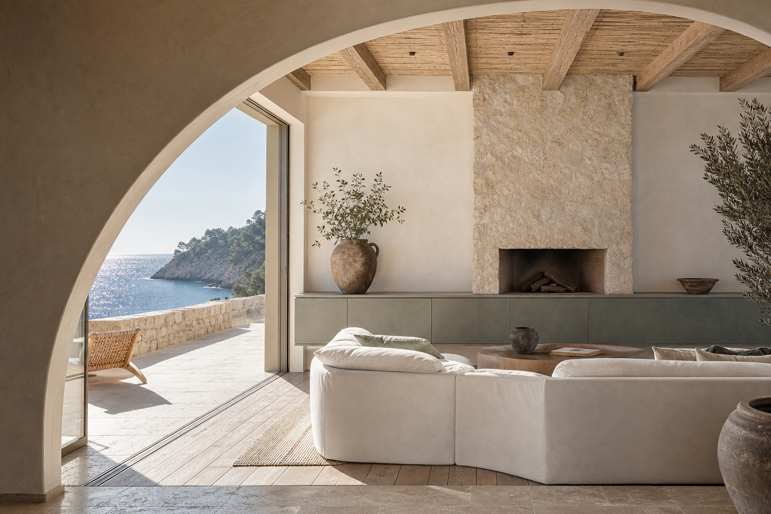 Suite de Salón Veneto con Spectral Oxide Lounge Horizon perspectiva interior