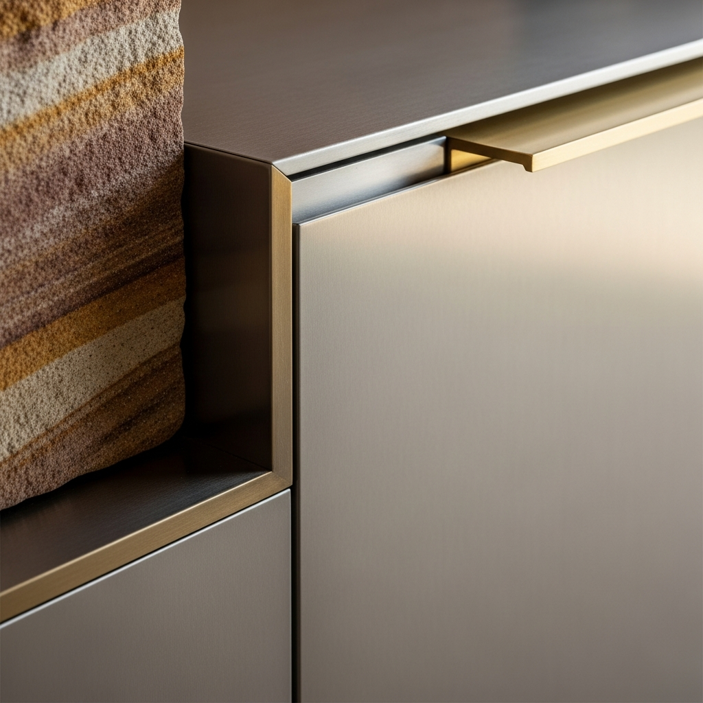 Fadior Cape Town Mountain Villa — close-up of stainless steel finish and hardware detail