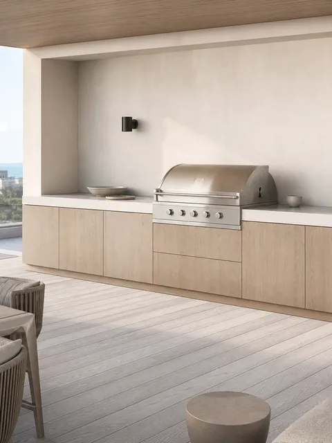Suite de Cocina Exterior Horizon con Terra de Parrilla Encalada