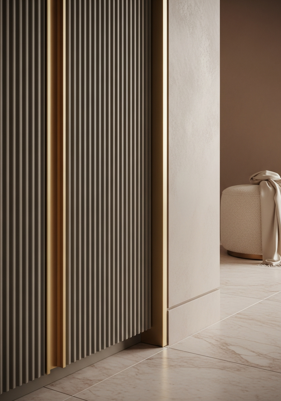 Fadior Archetype Shoe Wardrobe — close-up of stainless steel finish and hardware detail