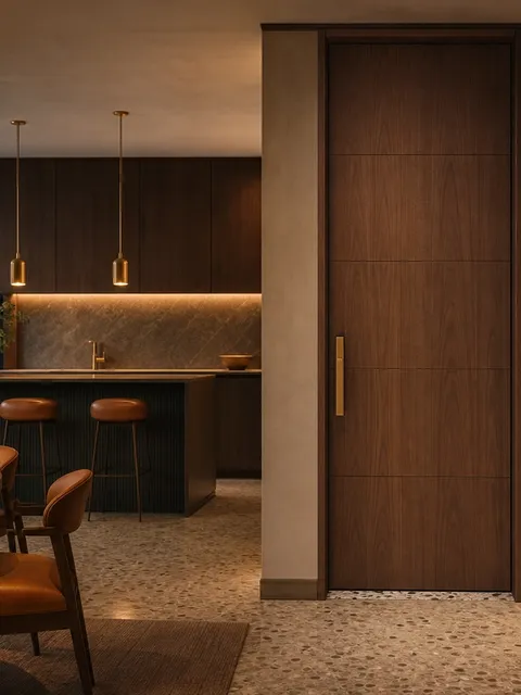 Suite de Puerta Interior Silhouette con Paso Enrasado Tonal