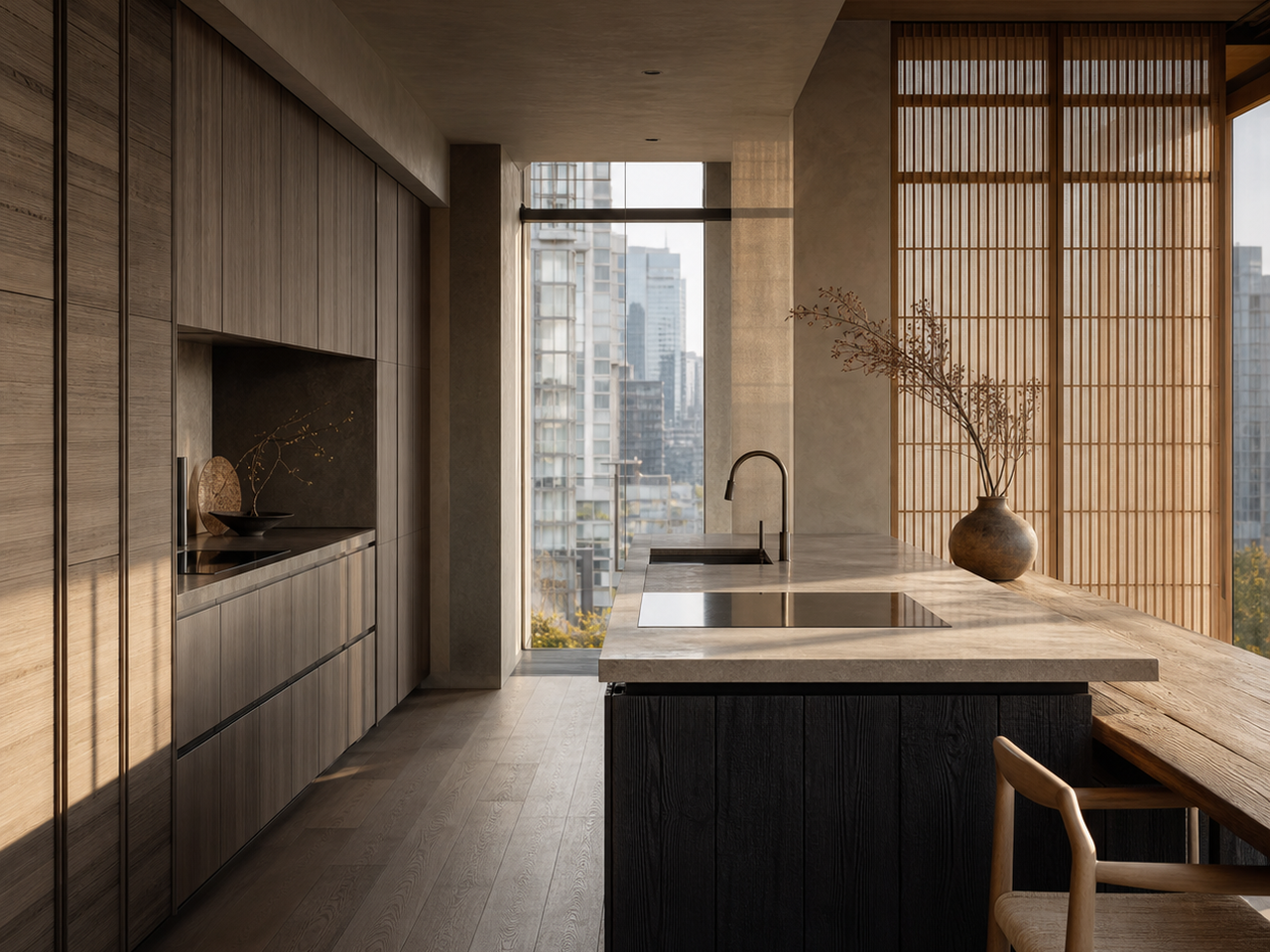 Penthouse de Cocina Vancouver 220 m²