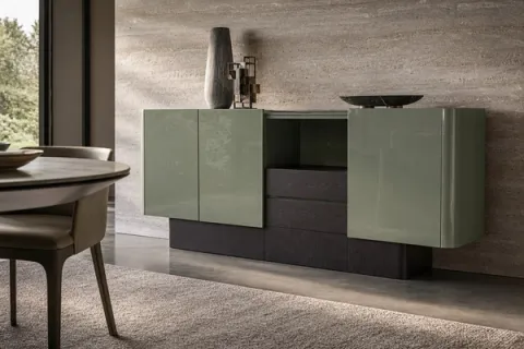 White Oak Lacquered Sideboard